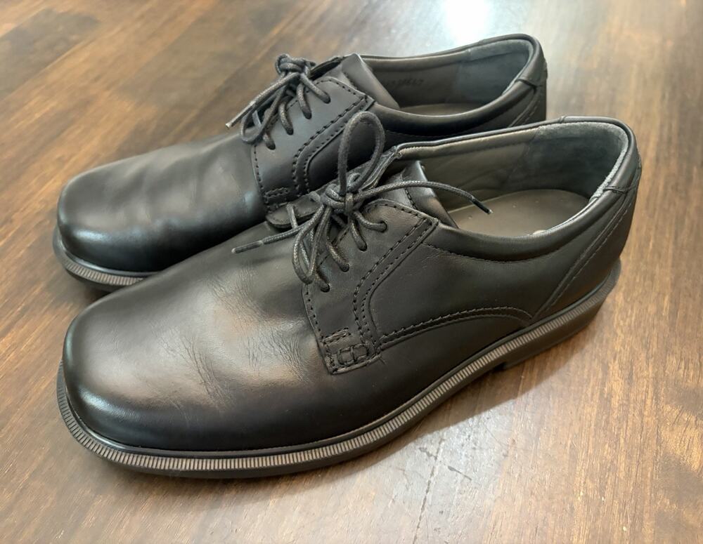 SAS Ambassador Black Men’s Leather Comfort Shoes Size 8 M – Great Condition